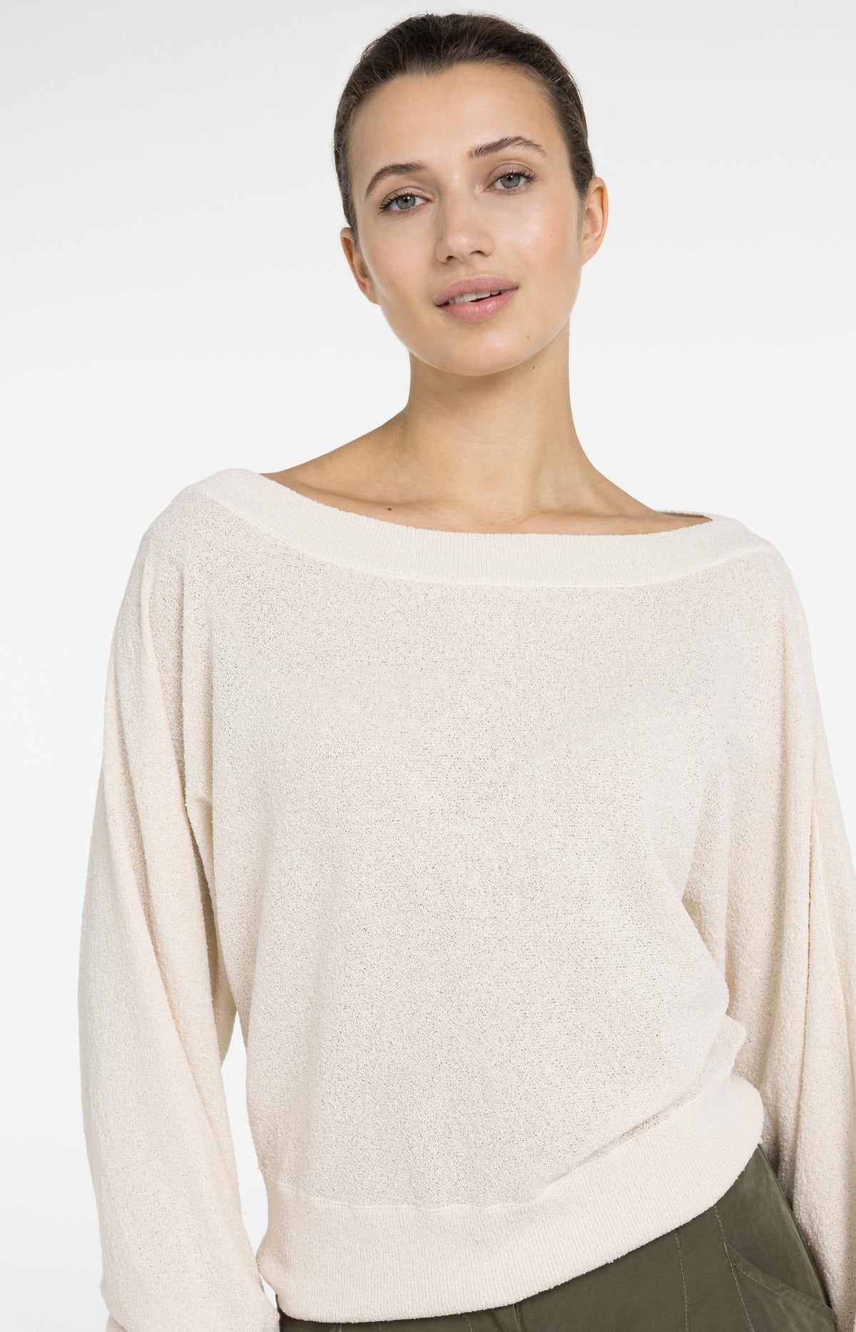 yaya-sommerpullover-u-boot-ausschnitt-strickpullover-creme image 4
