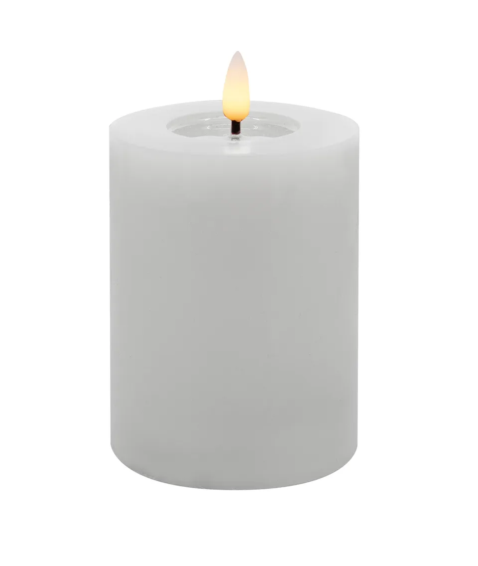 candela-led-stumpenkerze-echtwachs-wei-7-5x10-cm image 1