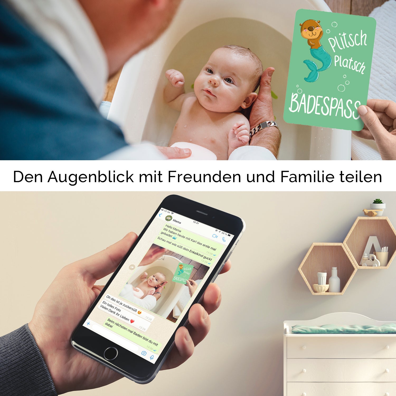gl-ckswolke-meilensteinkarten-baby-m-dchen-fotokarten-40-karten-a6 image 6