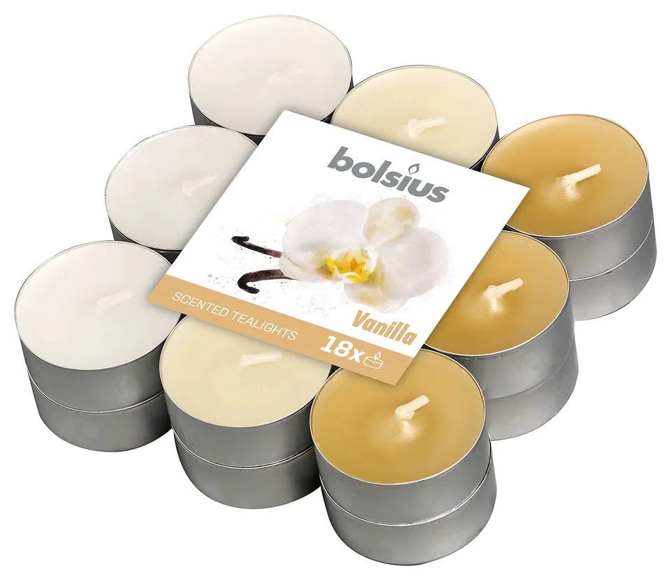 bolsius-true-scents-duftteelichter-vanille-18-st-ck-4h image 1
