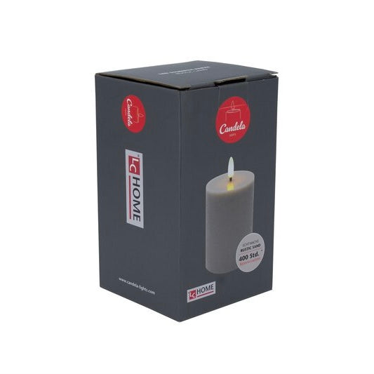 candela-led-stumpenkerze-echtwachs-wei-7-5x10-cm image 2