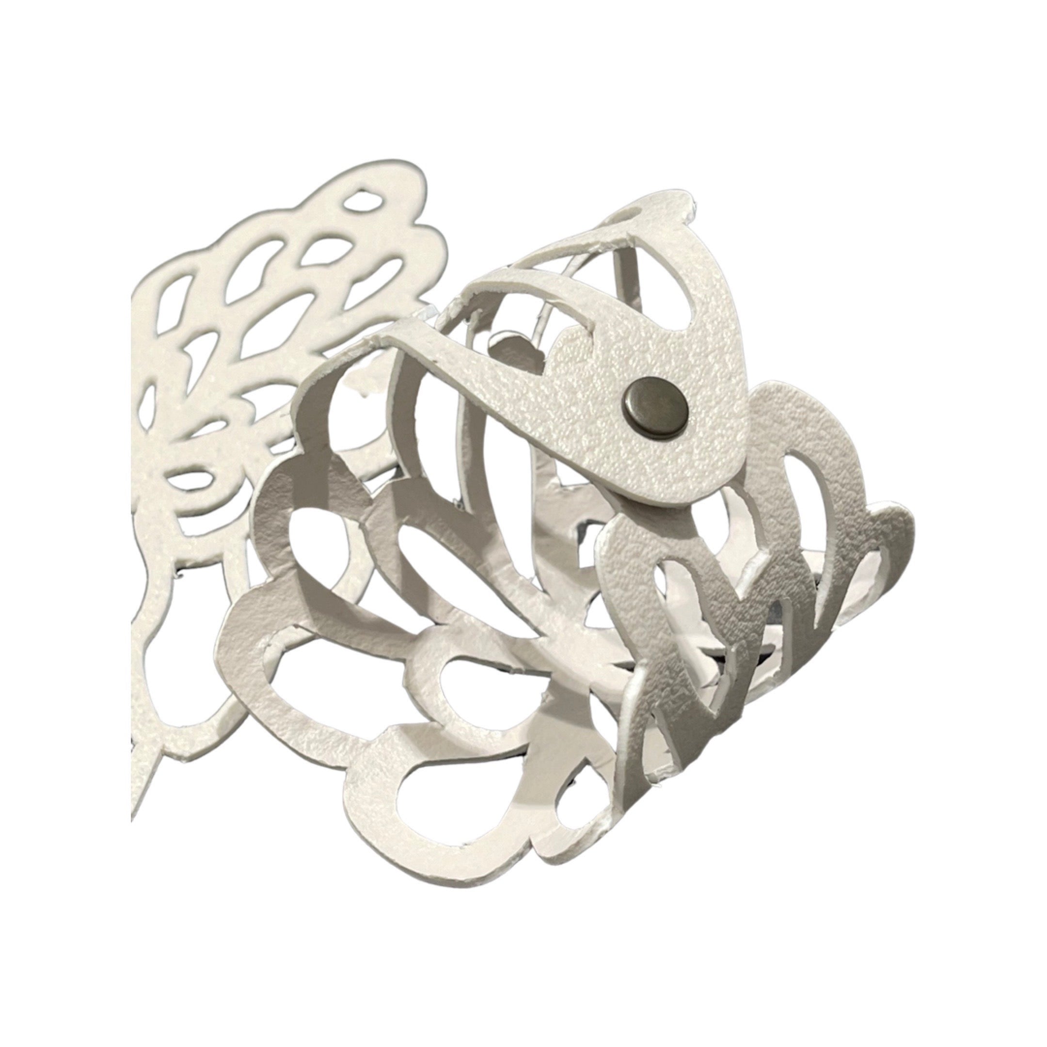lace-ring-serviettenring-waschbares-papier-latte-grau image 3