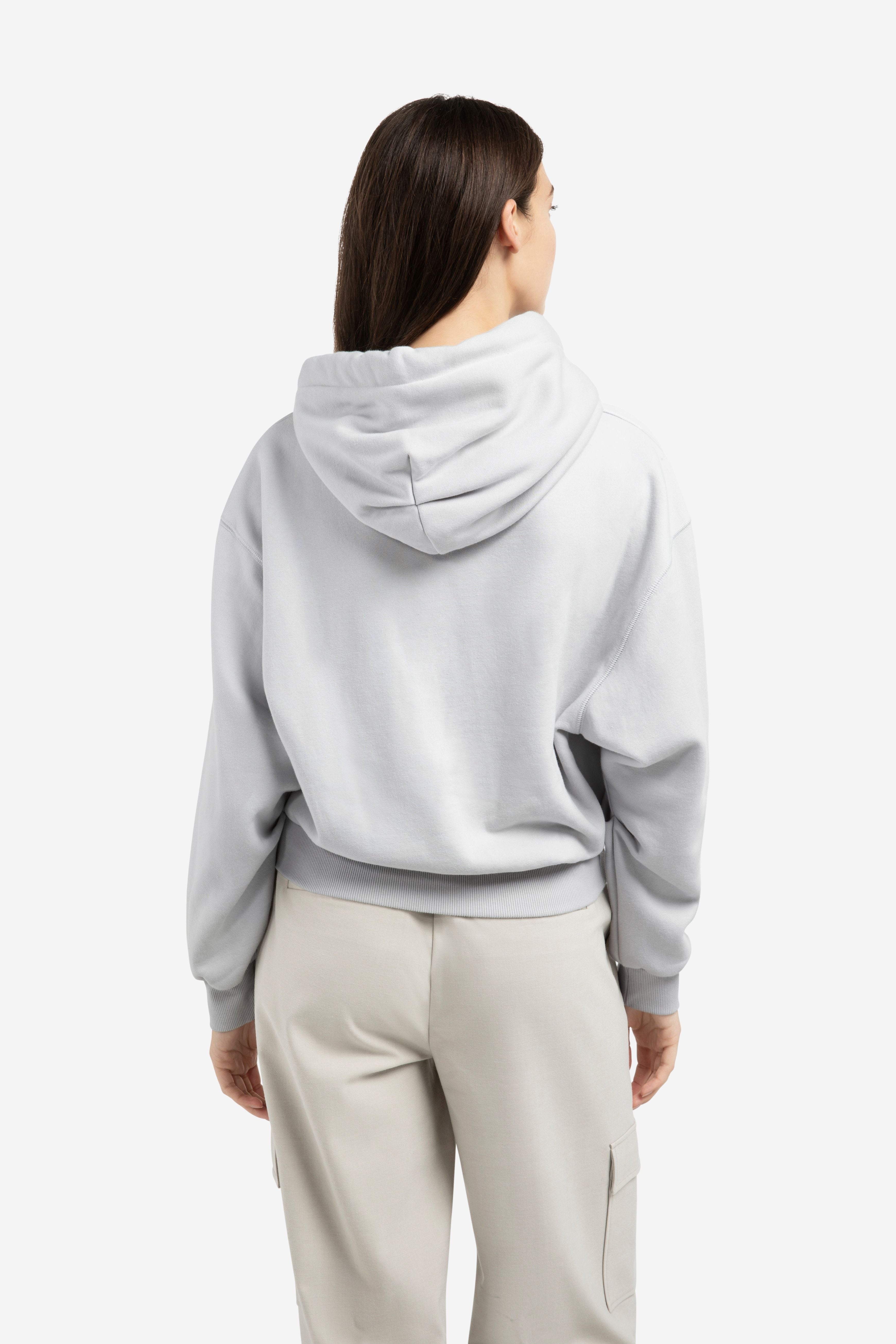 yaya-hoodie-mit-kordeln-sweatshirt-grau-vapor-grau image 3