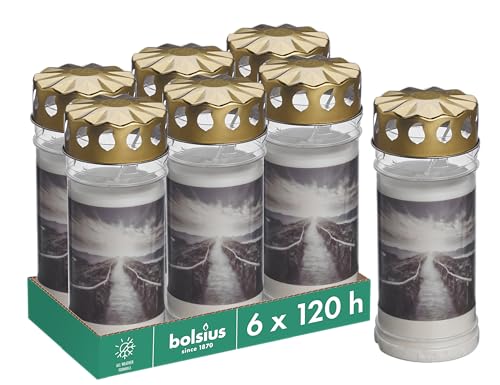 bolsius-grablichte-wei-berg-motiv-6er-pack-nr-5-120h image 8