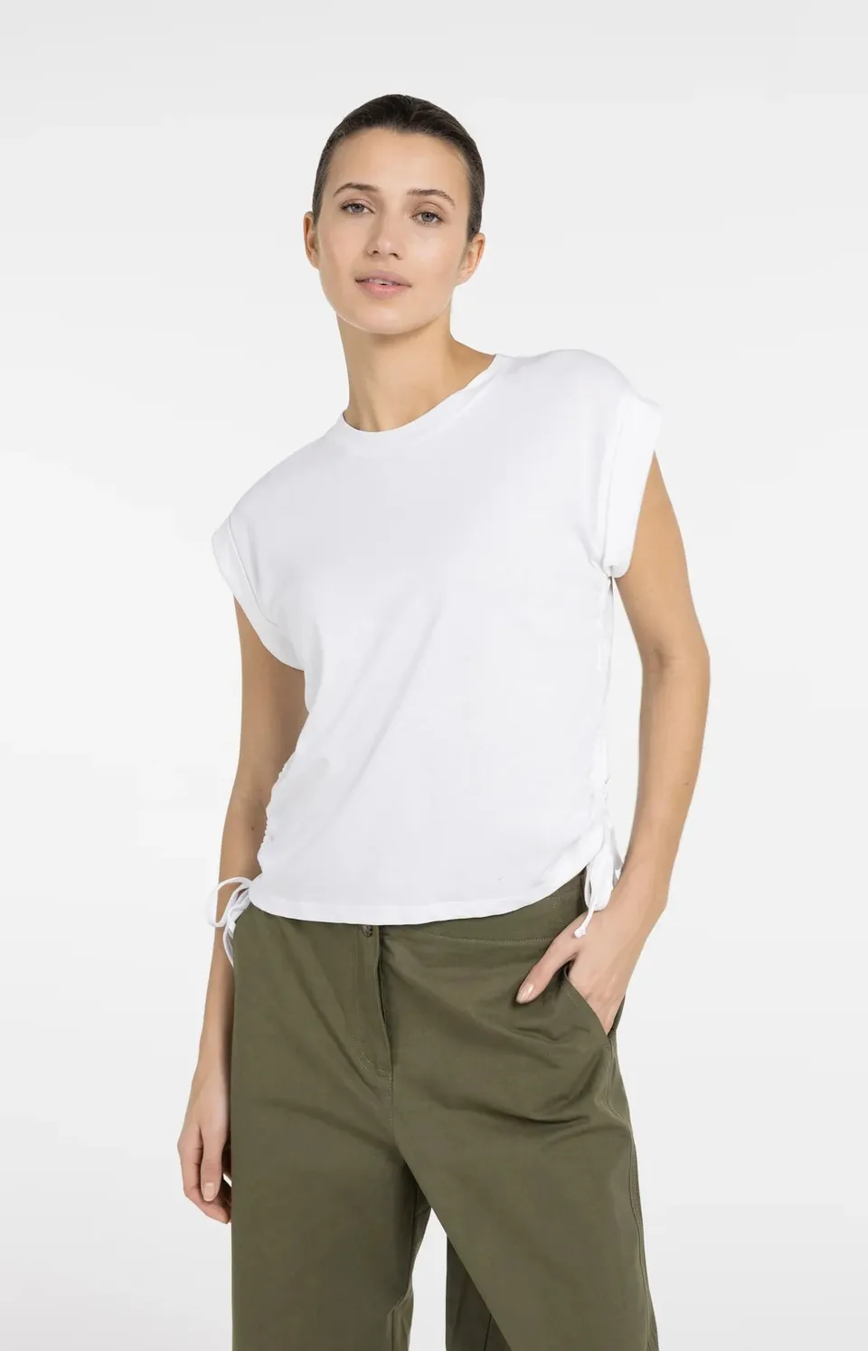 ein-st-ck-vom-gl-ck-yaya-t-shirt-kordelzug-wei image 1