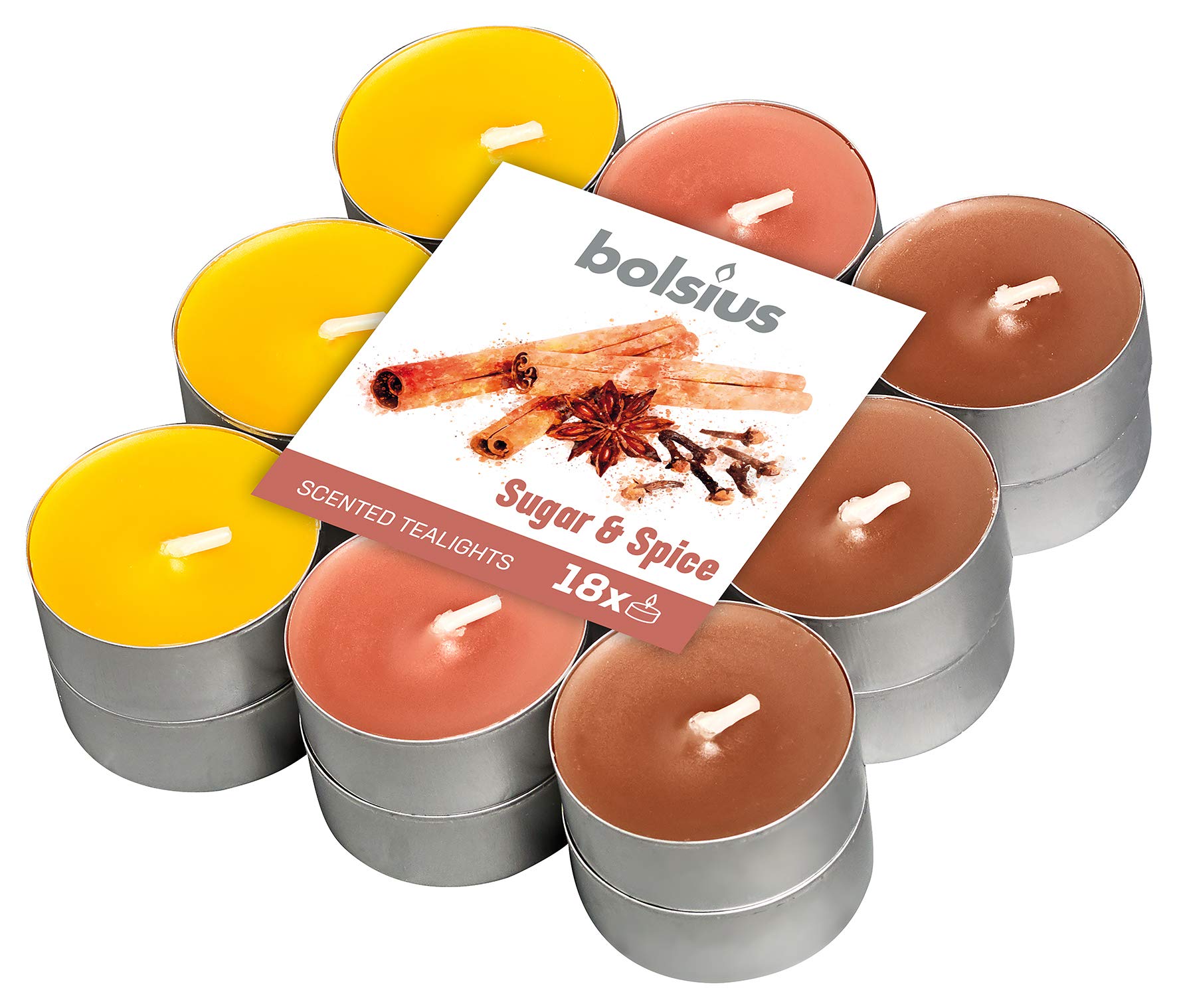 bolsius-true-scents-duftteelichter-zucker-gew-rz-18-st-ck image 1