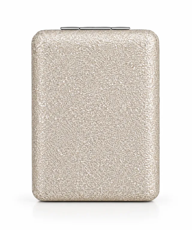 ein-st-ck-vom-gl-ck-taschenspiegel-vergr-erung-hellbeige-silber image 1