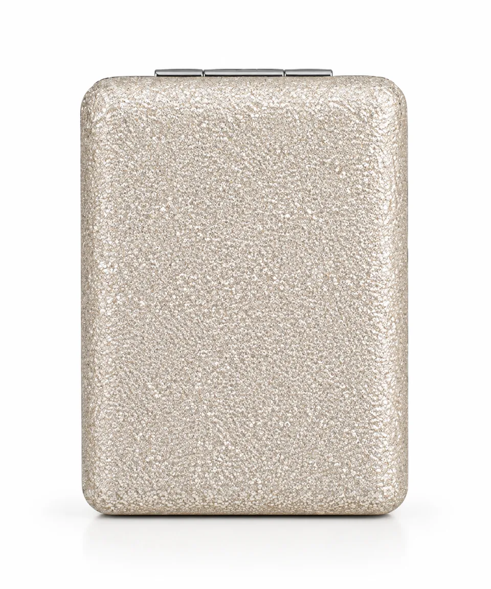 ein-st-ck-vom-gl-ck-taschenspiegel-vergr-erung-hellbeige-silber image 1