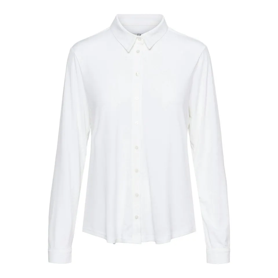 co-woman-olive-bluse-off-white-hemdbluse image 1