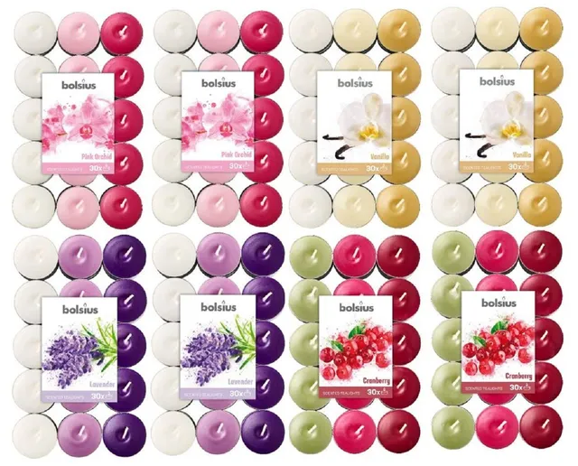 bolsius-true-scents-duftteelichter-bunt-240-st-ck-4h image 1
