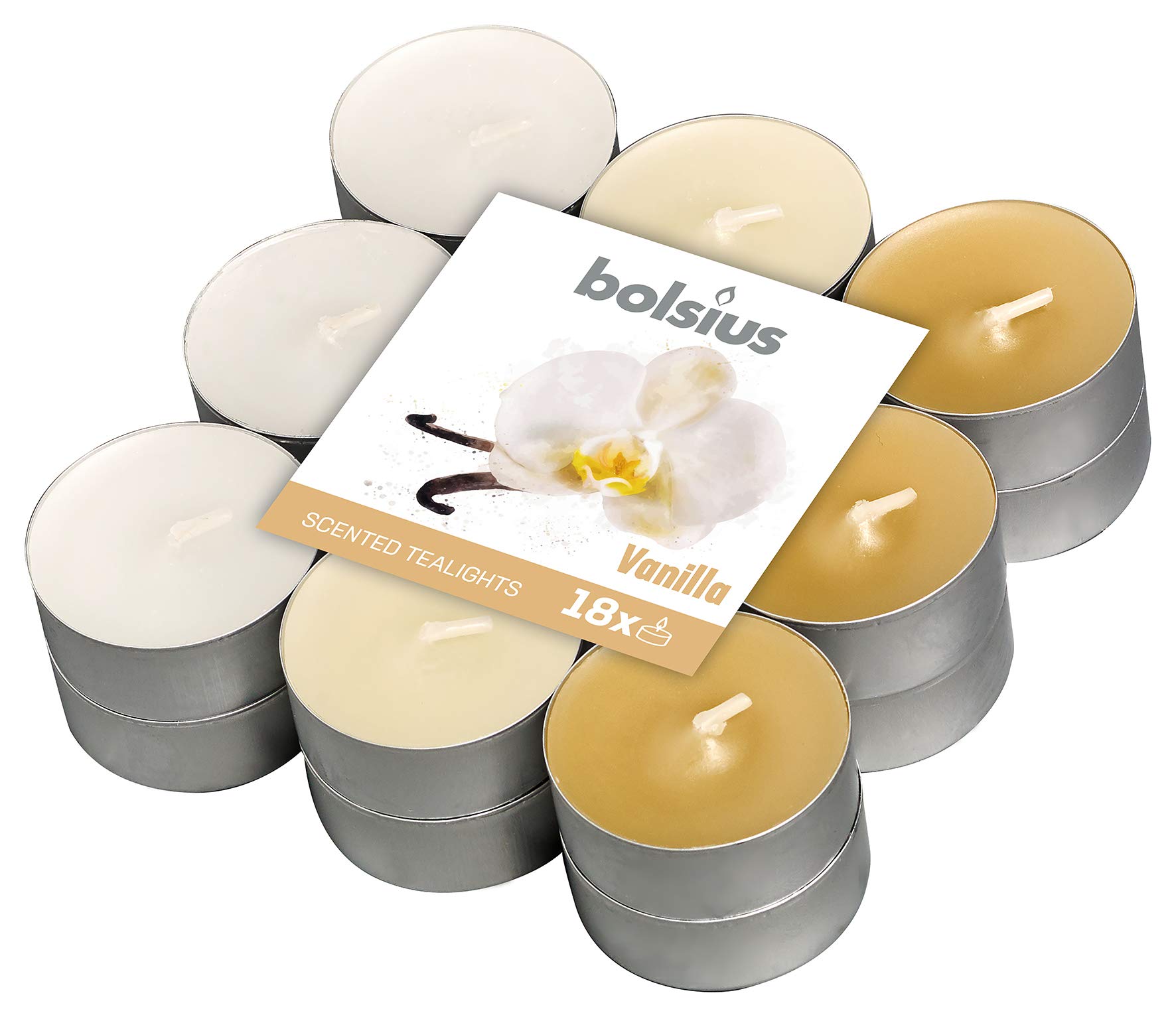 bolsius-true-scents-duftteelichter-vanille-18-st-ck-4h image 1