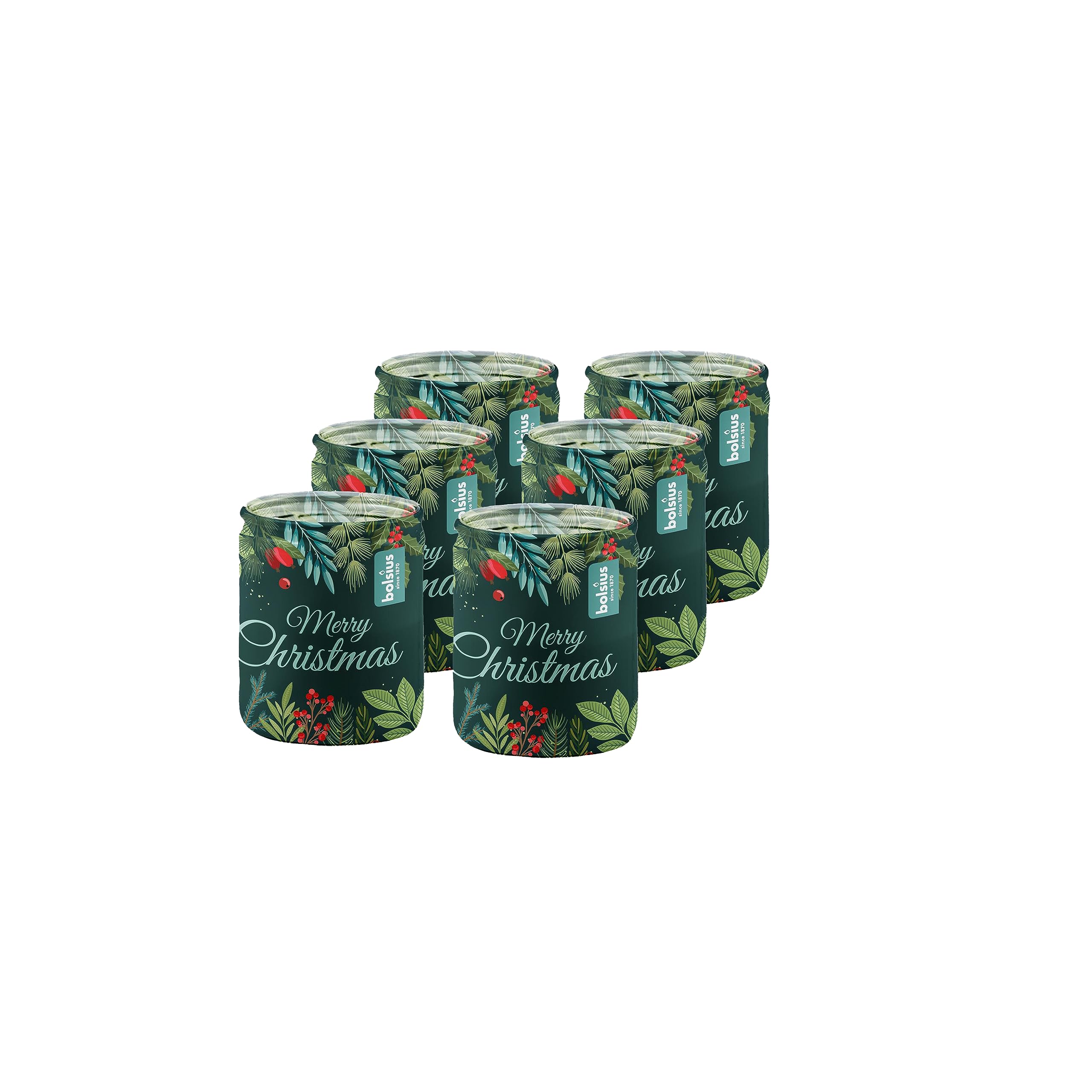 bolsius-true-scents-duftkerze-vanille-gr-n-6er-23h image 1