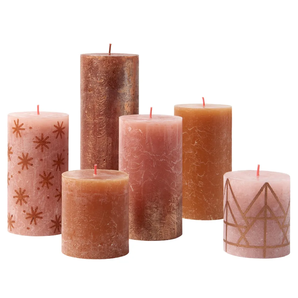 bolsius-rustik-kerzen-cosy-copper-6-st-ck image 1
