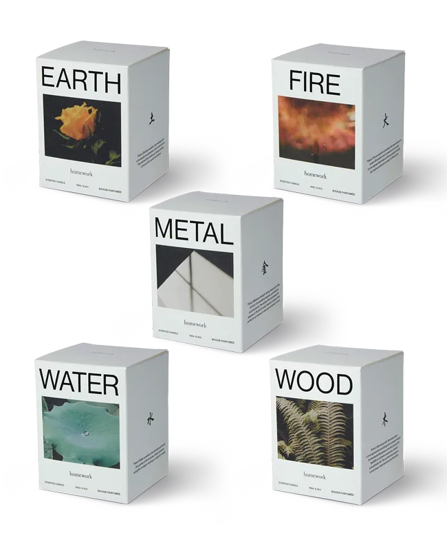 homework-five-elements-candle-collection-5er-set image 1