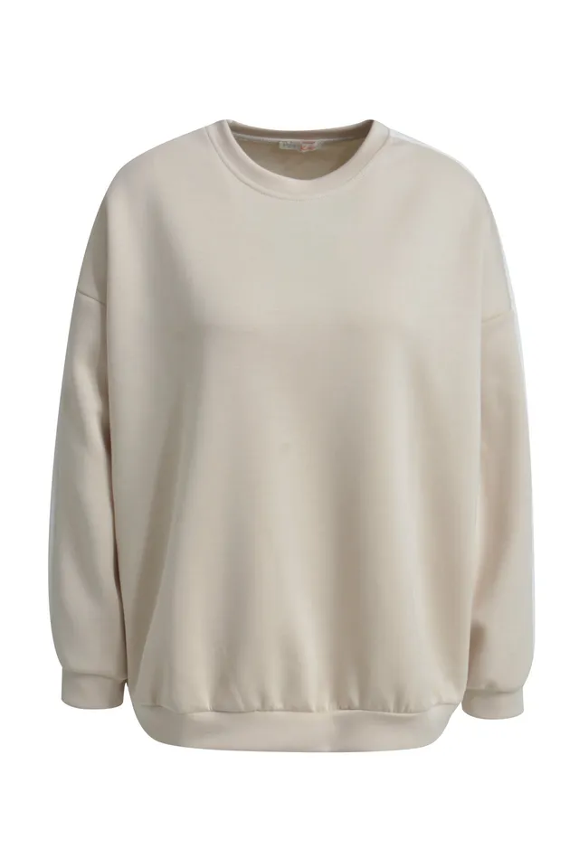 ein-st-ck-vom-gl-ck-sweatshirt-beige-streifen-damen-s-m-l-xl image 1
