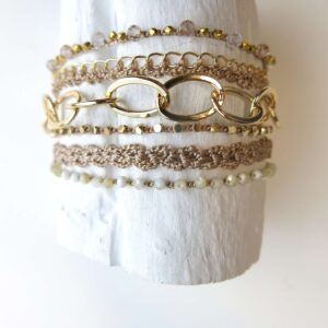 naxos-armband-gliederkette-oval-18-kt-vergoldet image 2