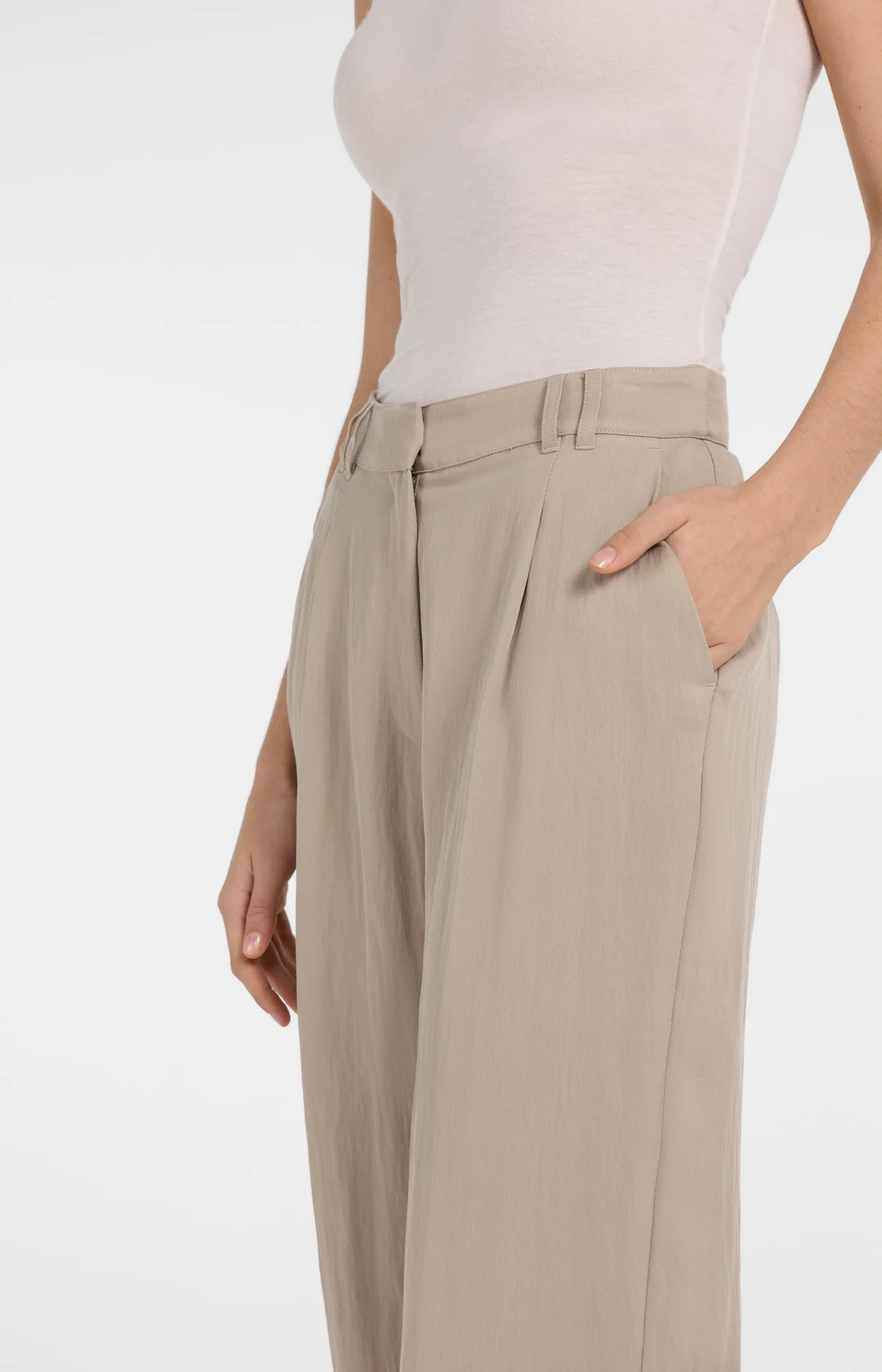 yaya-bundfaltenhose-l32-schlamm-weites-bein image 5