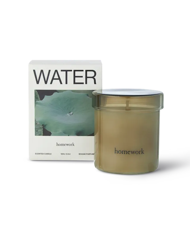 homework-water-candle-duftkerze-180g-floral image 1