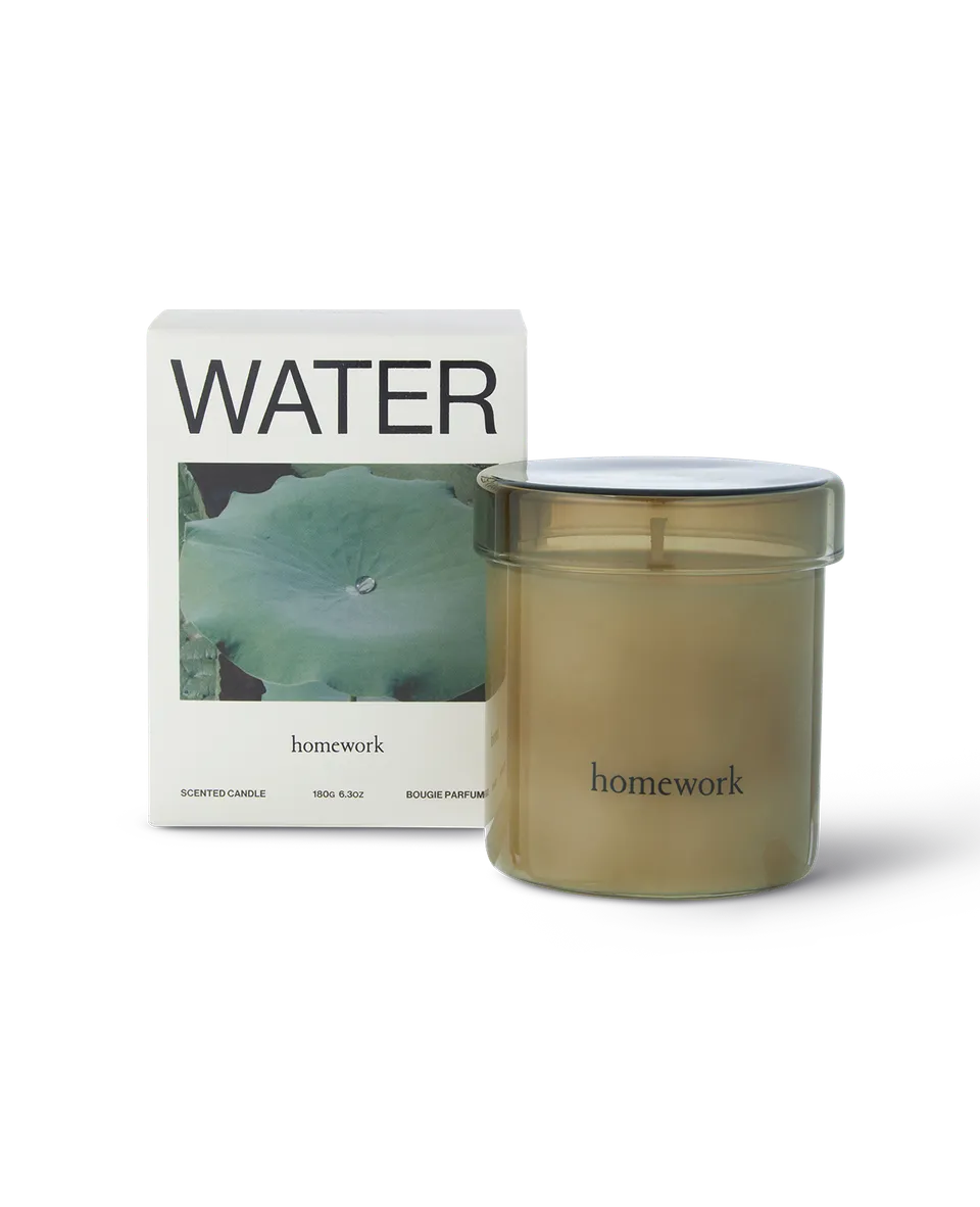 homework-water-candle-duftkerze-180g-floral image 1