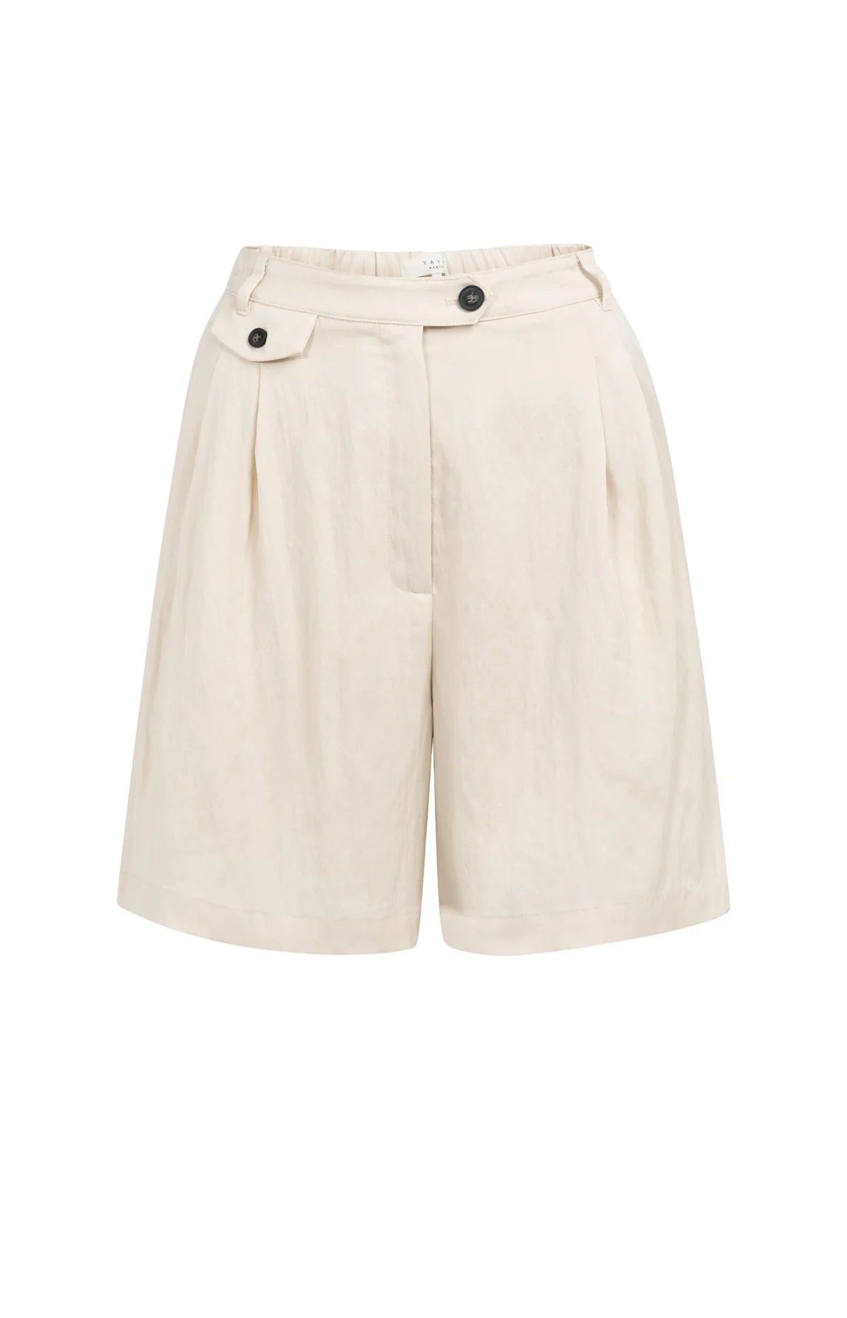 yaya-bermudashorts-bundfalten-shorts-creme-36 image 6
