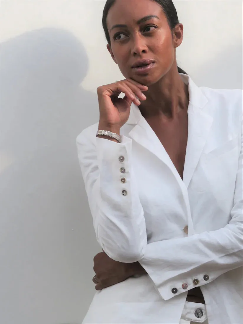 luciee-linen-blazer-leinenblazer-ecru-s-m-l image 1
