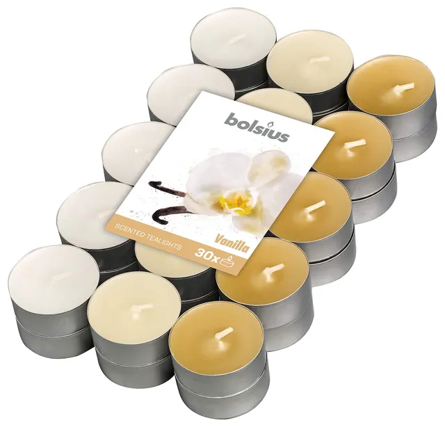 bolsius-true-scents-duftteelichter-vanille-30-st-ck-4h image 1