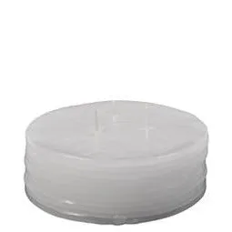 ein-st-ck-vom-gl-ck-diskus-schwimmkerze-paraffin-13-cm-24h image 1