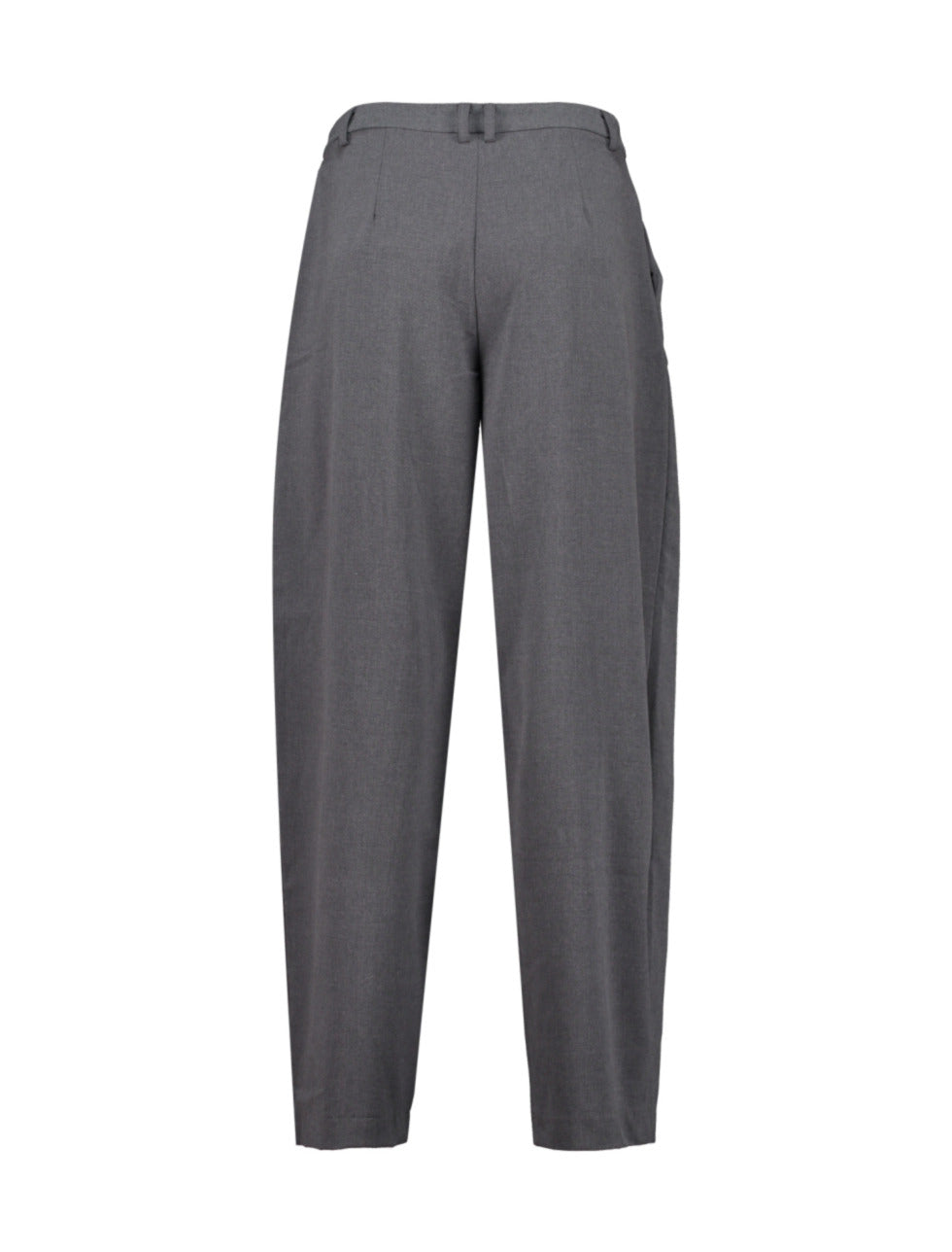 hailys-baggy-hose-grau-schmal-zulaufende-damenhose-elastisch image 4