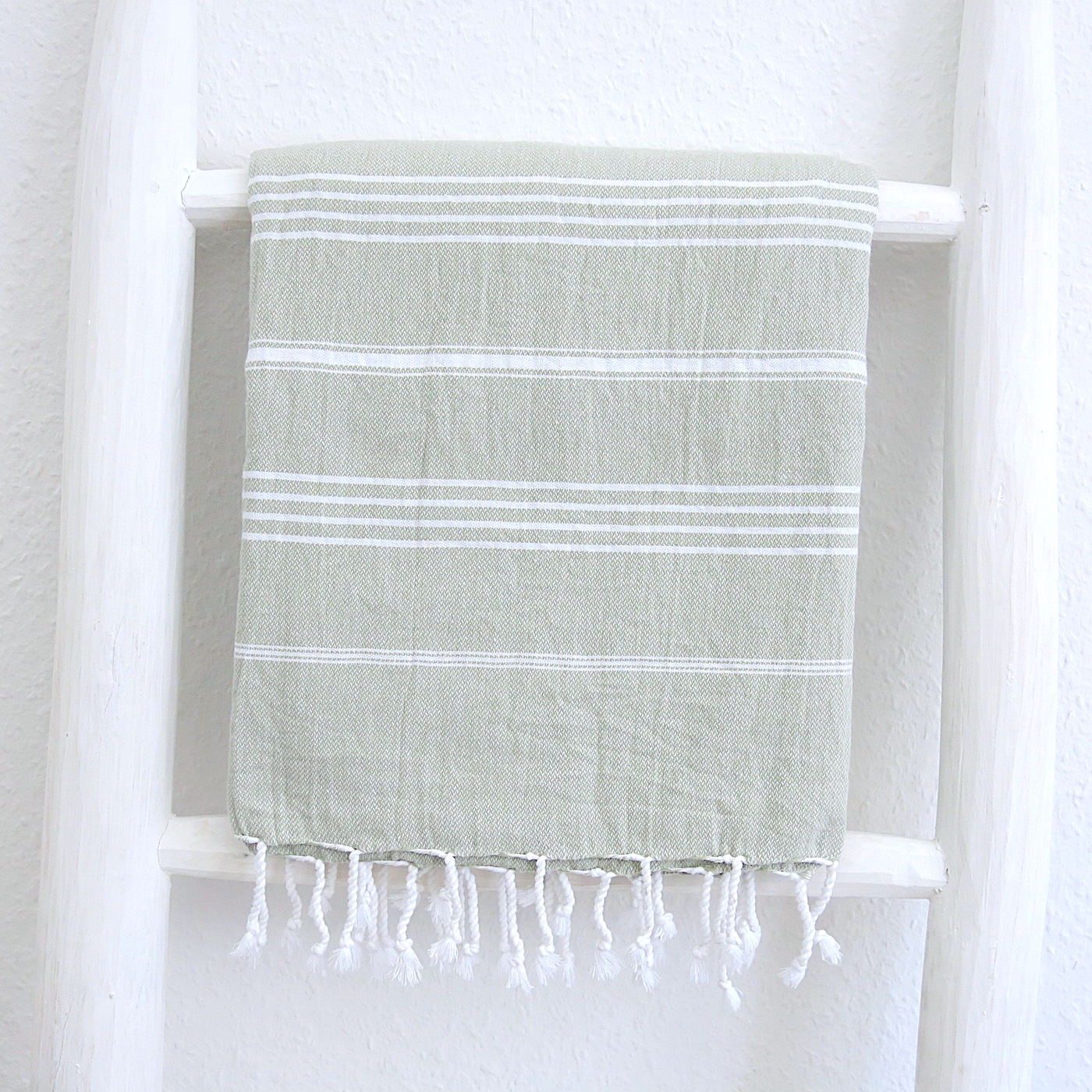 hamamtuch-baumwolle-100x180-strandtuch-streifen-beige image 3