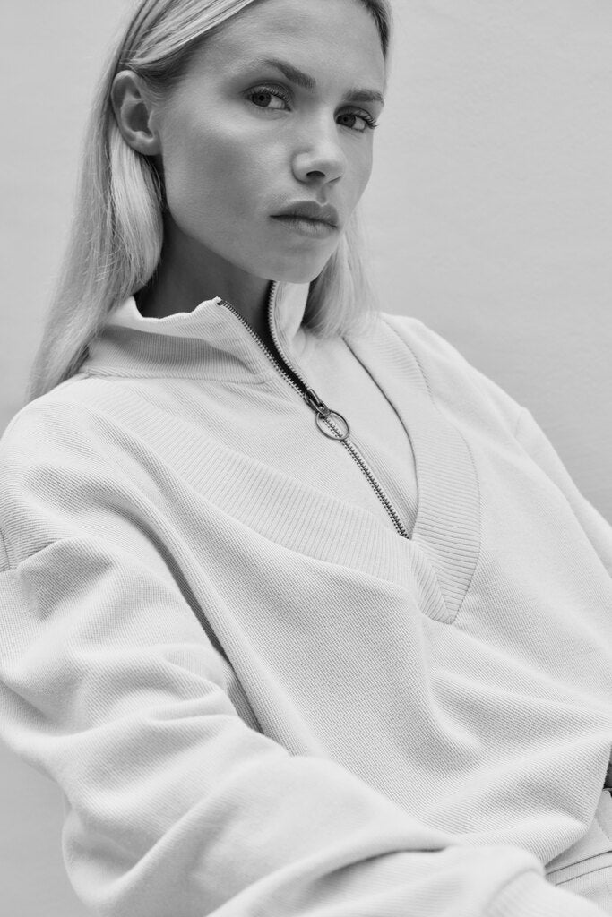 ein-st-ck-vom-gl-ck-yaya-pullover-beige-doppelkragen-gr-m image 6