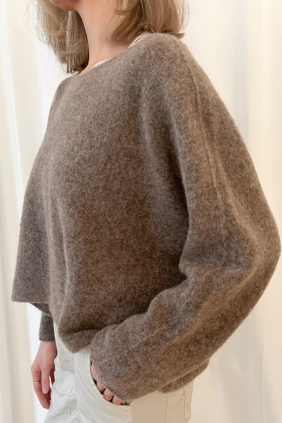 bypias-angie-alpaka-pullover-braun-meliert-einheitsgr-e image 2