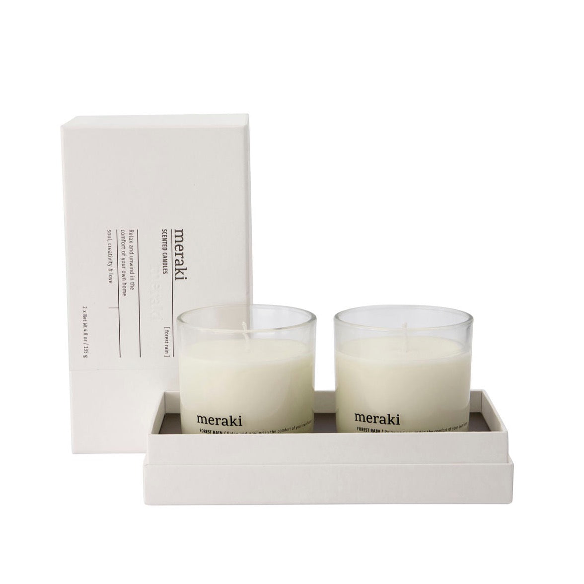 meraki-forest-rain-duftkerze-sojawachs-2er-set-geschenkbox image 2