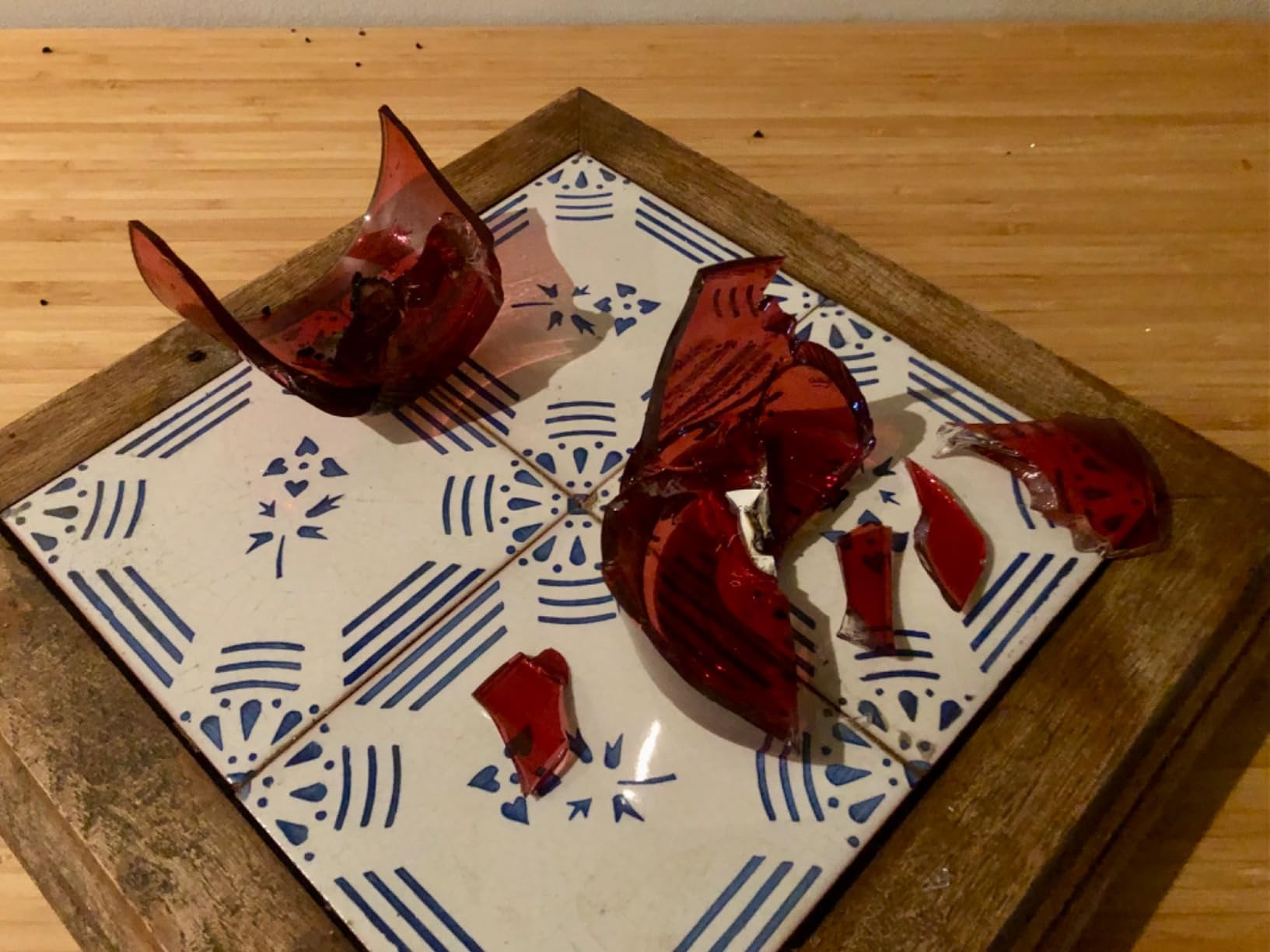 Kerze und Stäbchen