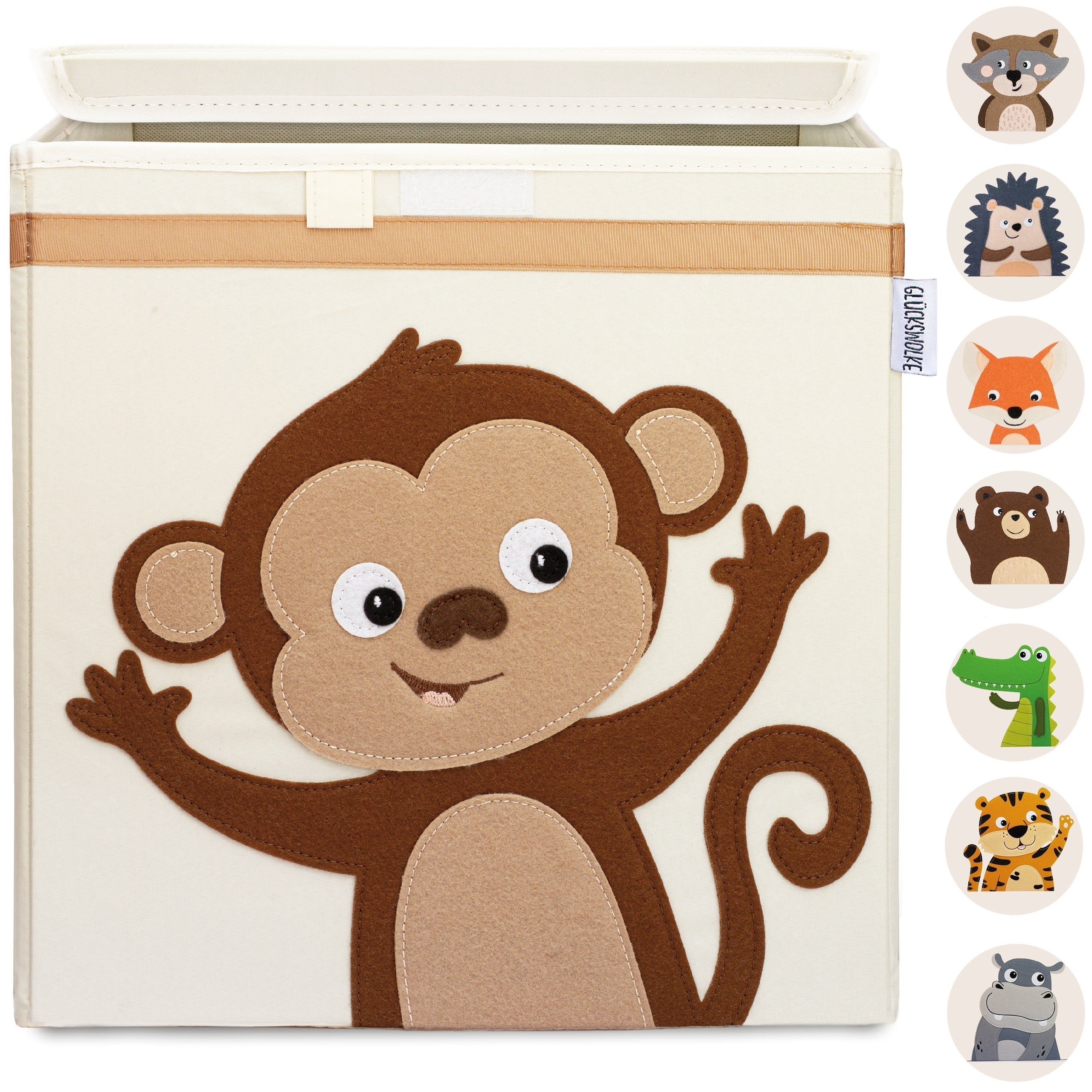 gl-ckswolke-spielzeugkiste-kallax-box-tiermotiv-33cm image 7