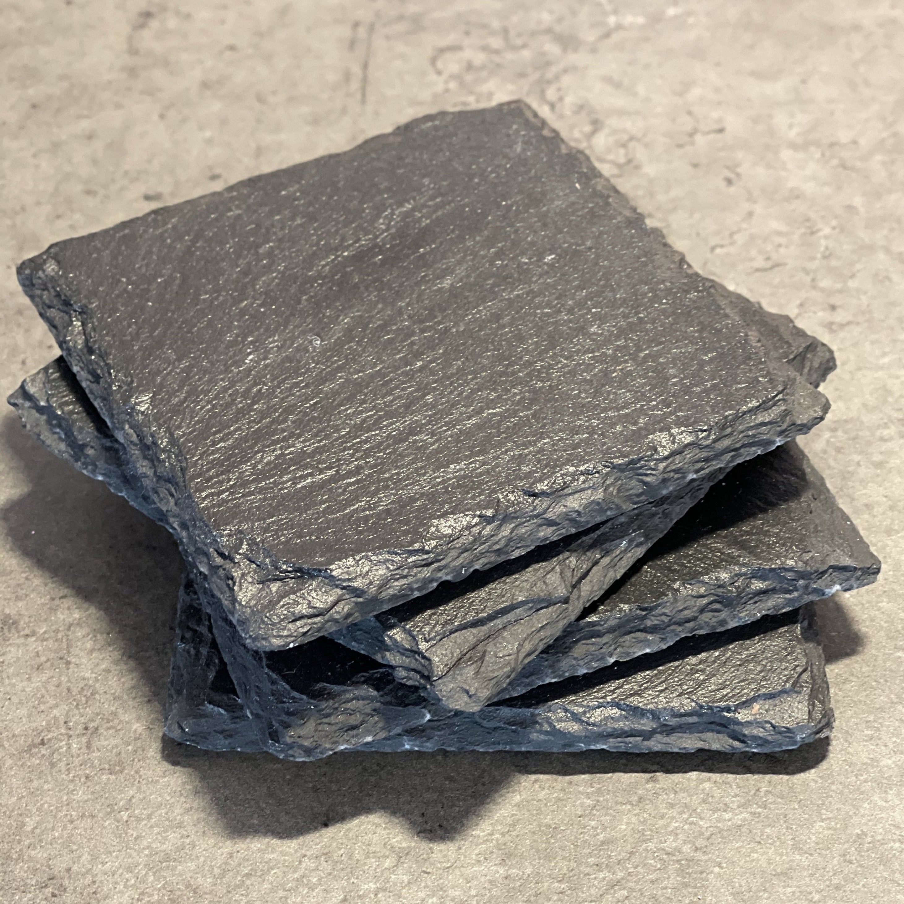ein-st-ck-vom-gl-ck-schieferplatten-10x10-cm-untersetzer-4er-set image 3