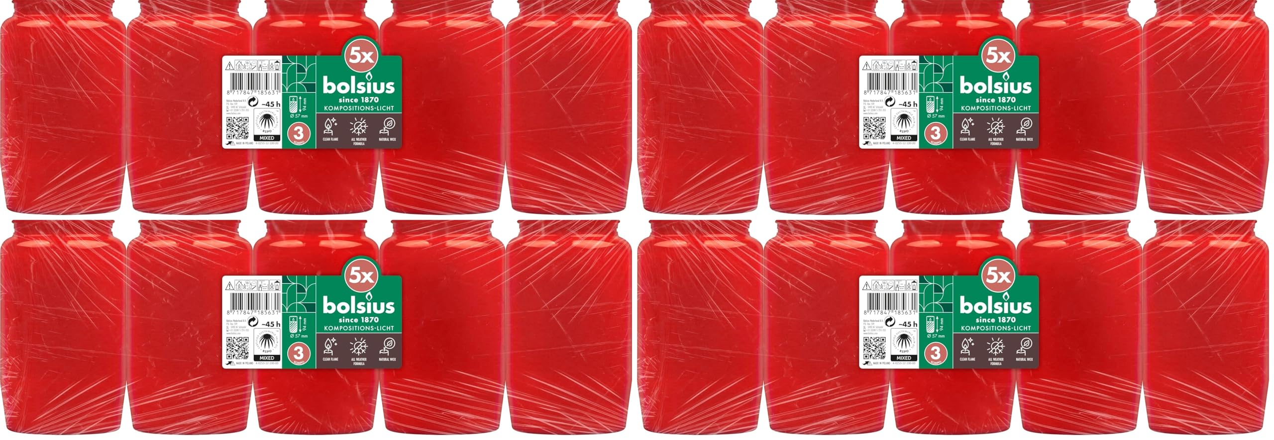 bolsius-grablichte-rot-45-stunden-5er-pack-komposition image 3