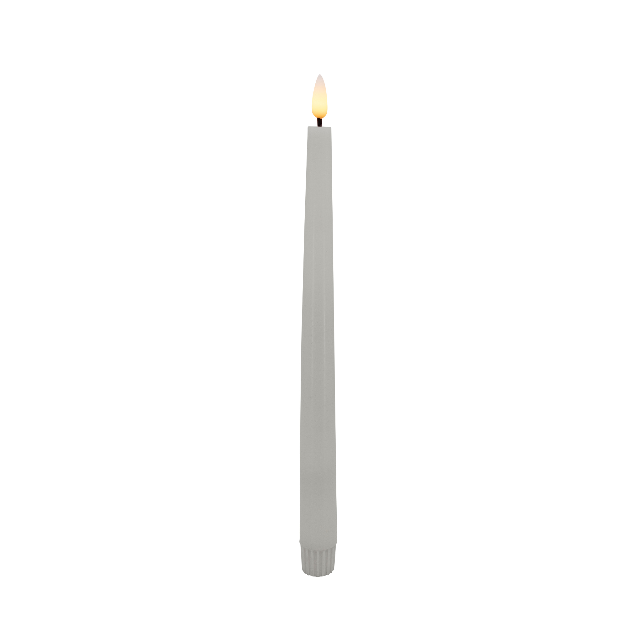 candela-lights-led-stabkerzen-2er-set-echtwachs-sand-26-5-cm image 1